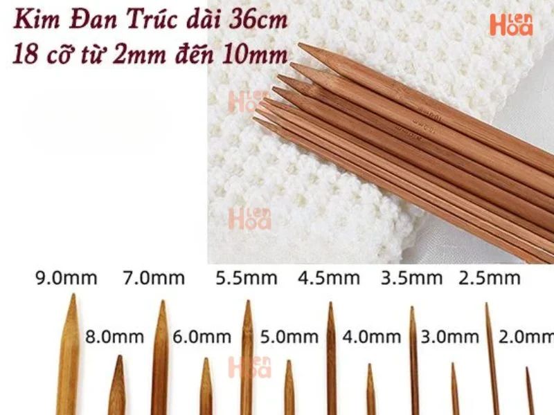 Chuẩn bị trước khi cách đan len bằng đũa