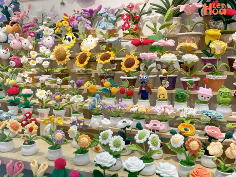 Các loại sản phẩm từ len handmade được tạo ra khi áp dụng cách đan len cho người mới bắt đầu